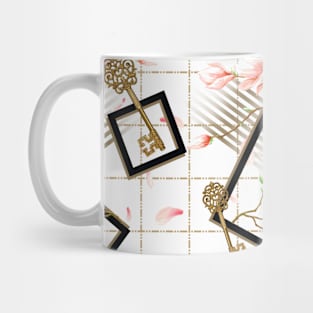 Pink flowers Mug